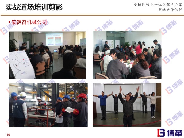 博革精益實戰(zhàn)道場培訓現場