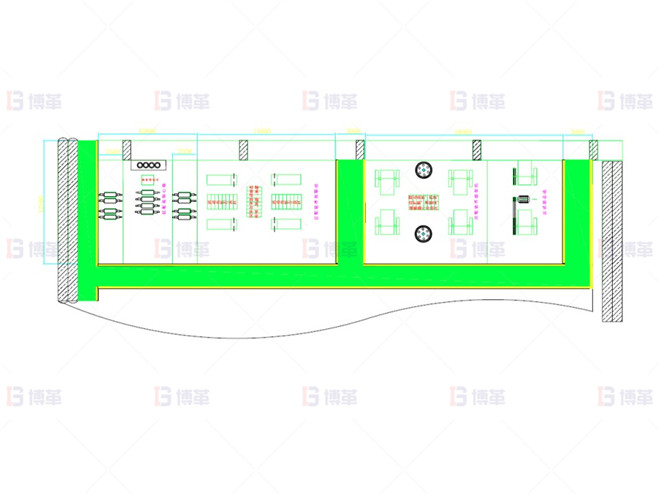 布局方案一 上海知名機械廠精益布局案例 布局方案一
